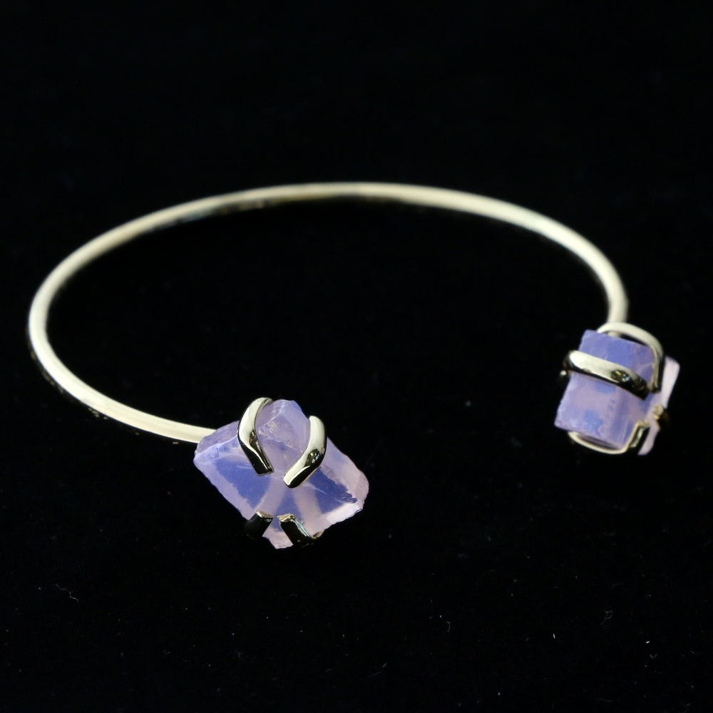 Express Bangle-Bracelet Gold-Tone/Pink NWOT